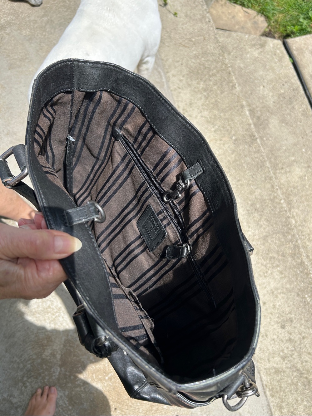 Frye leather tote - Picture 6 of 8